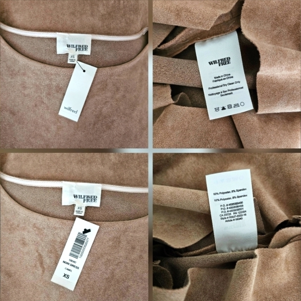 🇨🇦 Aritzia Wilfred Free Camel Nori Dress - Picture 11 of 16